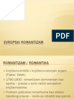 Evropski Romantizam