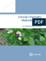 Clinical Chemistry Methods Guide 2010: For Labquality Data Processing