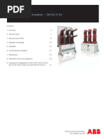 VD4 Vacuum Circuit Breaker Manual | PDF
