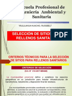 Selección de Sitios para Rellenos Sanitarios