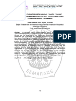 Hubungan Tingkat Pengetahuan Dan Praktik Perawat Mengenai Keselamatan Pasien (Patient Safety) Di Instalasi Gawat Darurat Rs X Semarang