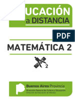 Educación A Distancia Matemática 2