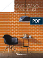Brick Pavers Price List
