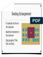 Seating Arrangement 2 Edte 301