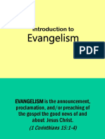 Introduction To Evangelism