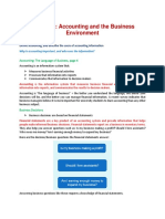 Chapter 1: Accounting and The Business Environment: Objective 1