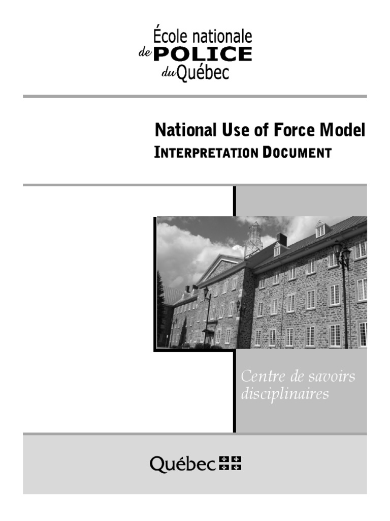 RessNum ModeleNationalEmploiForce ANG | PDF | Perception | Force