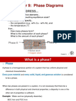 Chapter 9: Phase Diagrams: Issues To Address..