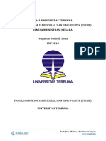 5 - Soal Ujian UT Ilmu Administrasi Negara ISIP4215 Pengantar Statistik Sosial