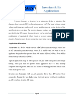 Inverters & Its Applications: Inverter