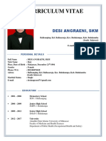 Curriculum Vitae: Desi Angraeni, SKM