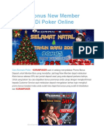 Promo Bonus New Member Terbesar Di Poker Online
