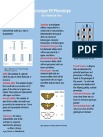 Genotypes Vs Phenotpes by Kristina de Dieu