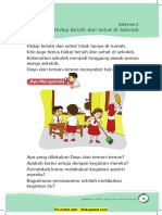 Subtema 2 Hidup Bersih Dan Sehat Di Sekolah PDF