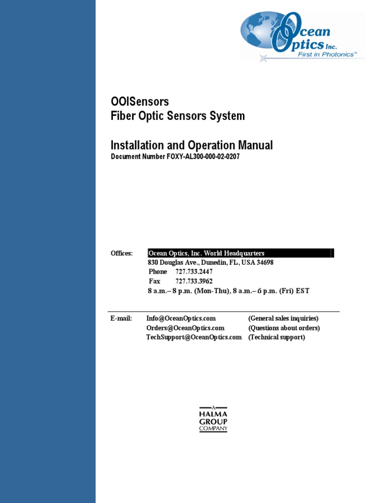 Fiber Sensor System | PDF | Optical Fiber | Computer Hardware