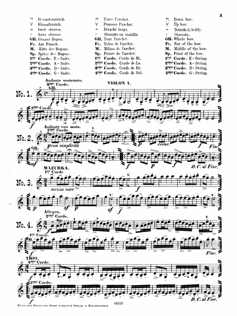 Campagnoli 101 Easy and Progressive Pieces For 2 Violins Violin 1 PDF PDF