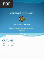 Contract 1 - Contract by Minors