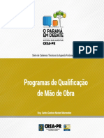 Programas de Qualificação de Mão de Obra