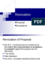 Revocation: Proposal Acceptance