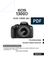 EOS 1300D Basic Instruction Manual HU