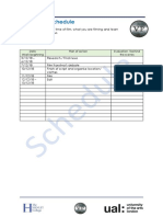 Lo3 Production Schedule