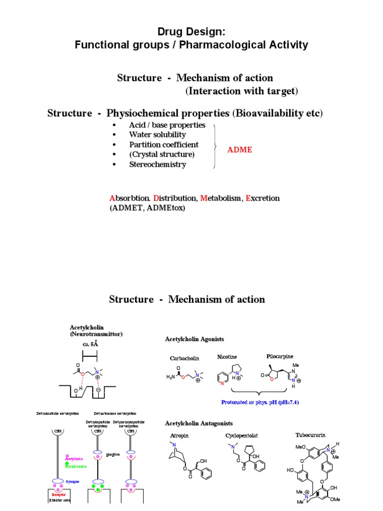 Functional Groups in Drug Design | PDF | Small Intestine | Alcohol
