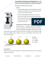 Dial Type Manual Rockwell Hardness Testing Machine (Tester) R-150M