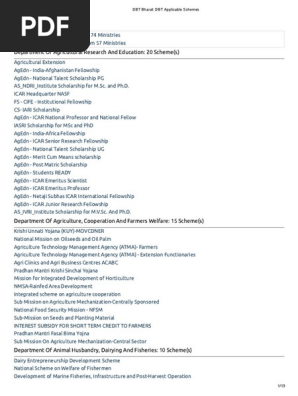 DBT Bharat_ DBT Applicable Schemes