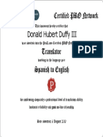 Donald Hubert Duffy III Proz Donald H Duffy III