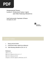 Lecture 8 Professional Venture Capital PDF