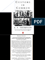 Customs in Common Complete E.P Thompson