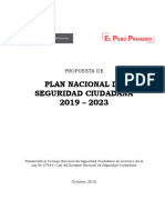 Propuesta Nuevo Plan Nacional Seguridad Ciudadana 2019-2023 0