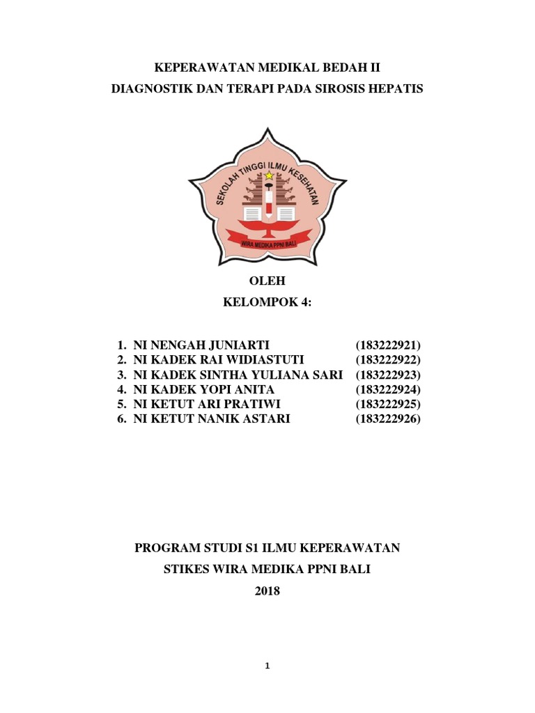 Makalah Diagnostik & Terapi Sirosis Hepatis