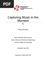 Capturing Music in The Moment