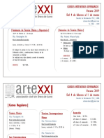 ARTEXXI - Cursos Verano2019