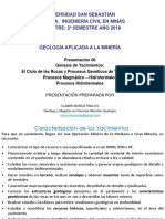 06-Genesis Magmático-Hidrotermal e Hidrotermal de Yacimientos