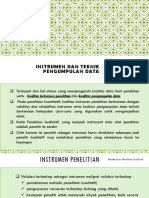 Instrumen Dan Teknik Pengumplan Data