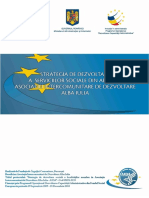 Strategia de Dezvoltare A Serviciilor Sociale Din Arealul Asociației Intercomunitare de Dezvoltare Alba Iulia (Studiu, 2010) PDF