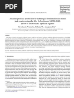 Download Alkaline Protease Production by Submerged Fermentation in Stirred by pablo_rk SN39570615 doc pdf