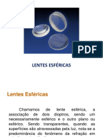 Lentes esféricas: propriedades e aplicações