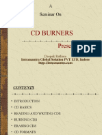 CD Burners: A Seminar On