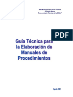 Guia Tecnica para La Elaboracion de Proc PDF