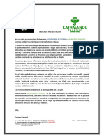 Membrete de Carta de Presentación