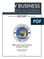 NYS Attorney General Fishy Business Report