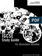 37737973 IGCSE Study Guide for Business Studies