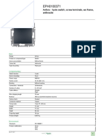 Product Data Sheet: Asfora - 1pole Switch, Screw Terminals, Wo Frame, Anthracite