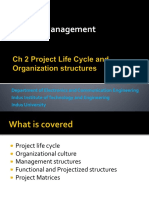 Project Manaement CH 2 Life Cycle and Organization