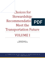 Choices For Stewardship: Recommendations To Meet The Transportation Future
