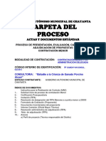 Actas y Documentos Contratacion Menor