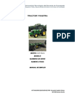 Manual para Operar El Tractor